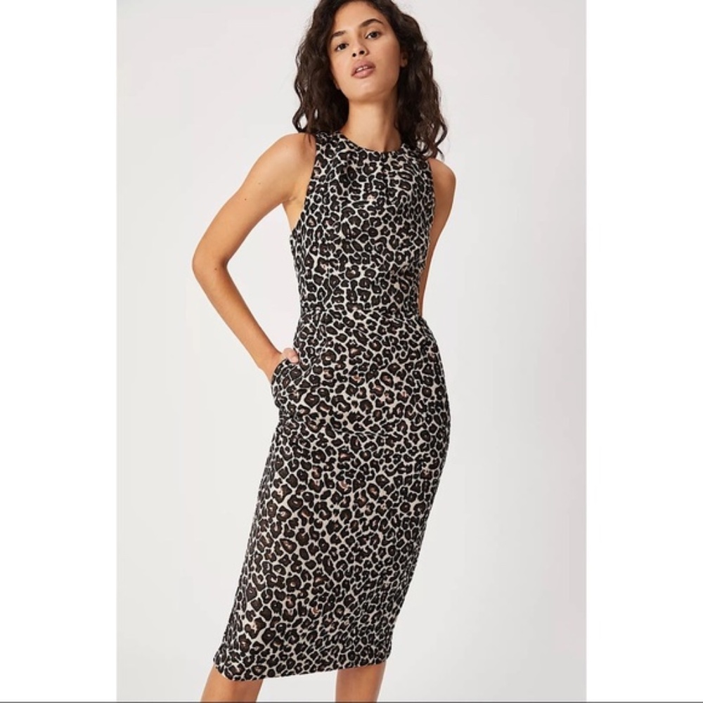 Anthropologie Benicia Jacquard Midi Dress NEW Sz 6